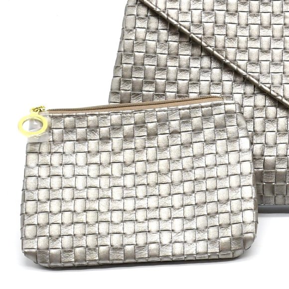 Estée Lauder Woven Passport Accessory Bag - Picture 3 of 5